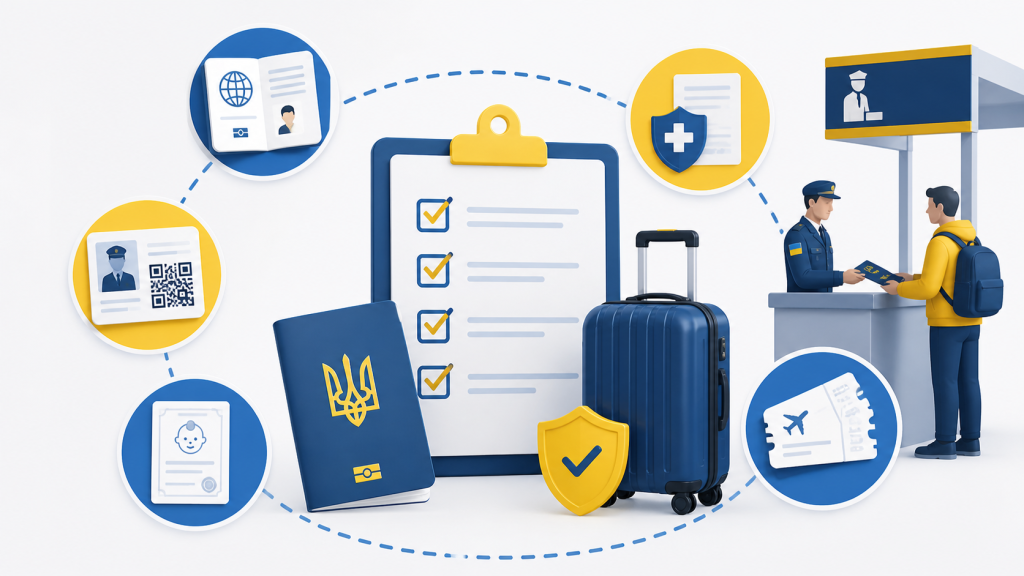 Документи для виїзду за кордон з України 2026: повний чек-лист для чоловіків, жінок та дітей