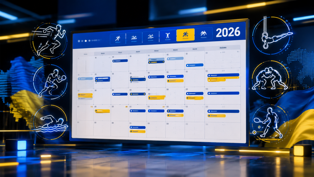 Українські спортсмени на міжнародних змаганнях 2026: за ким стежити та де дивитися