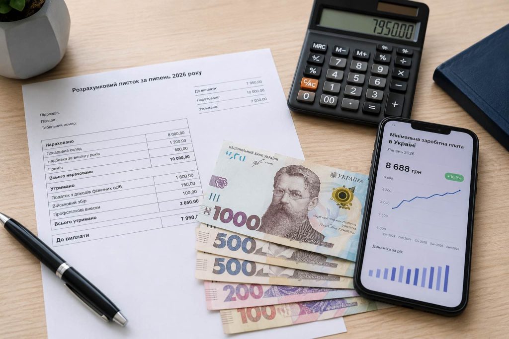 Чи підвищать мінімальну зарплату з 1 липня 2026 і скільки буде на руки після податків