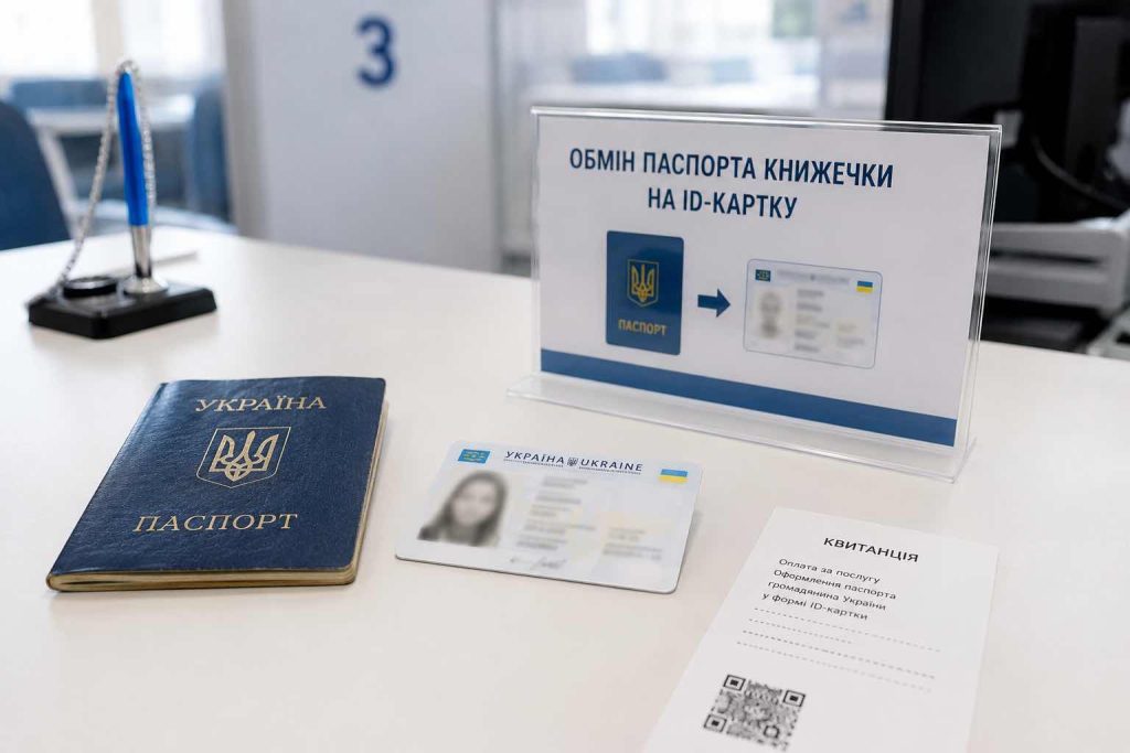Коли паспорт-книжечку треба міняти на ID-картку: правила, ціна і строки у 2026 році