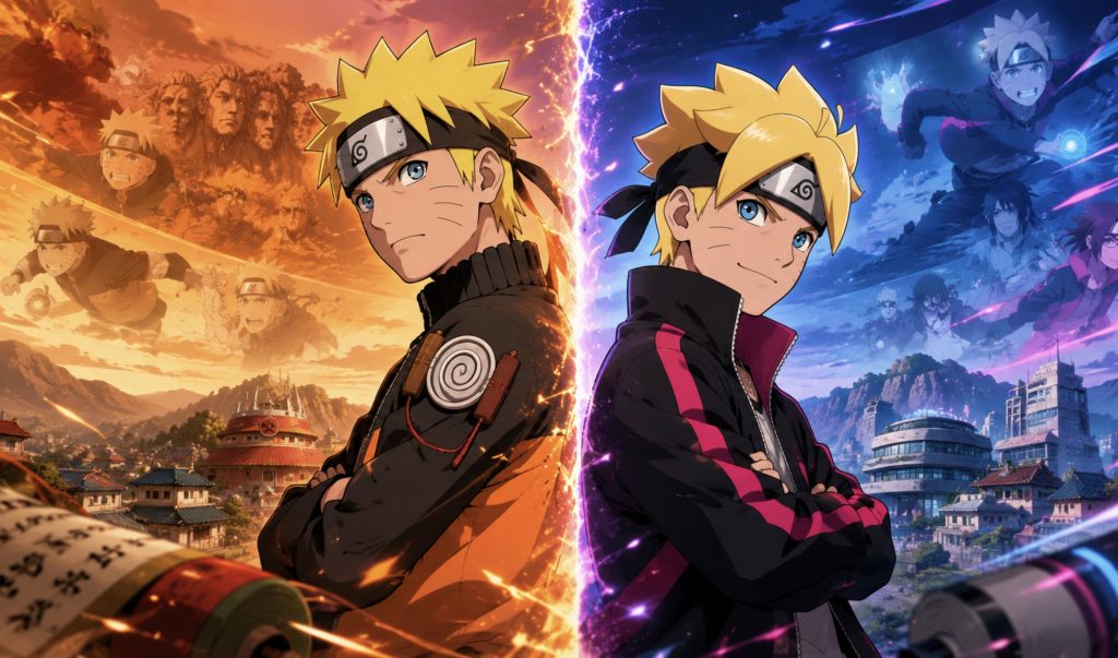 Naruto vs Boruto: чим відрізняються два аніме, скільки серій у кожному та з якого почати у 2026 році Naruto vs Boruto: чим відрізняються два аніме
