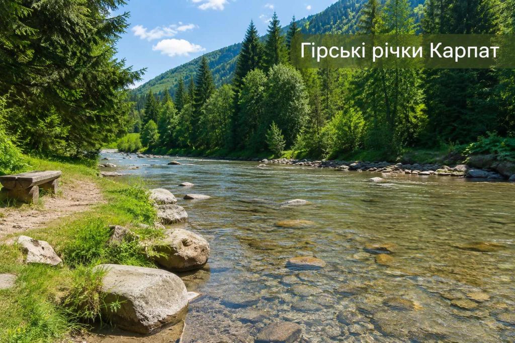 Відпочинок біля води в Карпатах 2026: куди їхати купатися влітку