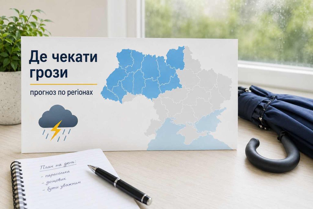 Україну накриває негода: де 7 липня чекати грози, дощі та різку зміну температури