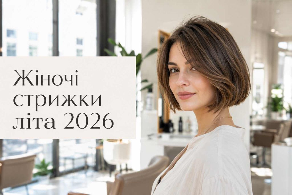 Трендові жіночі стрижки літа 2026: як обрати зачіску за формою обличчя