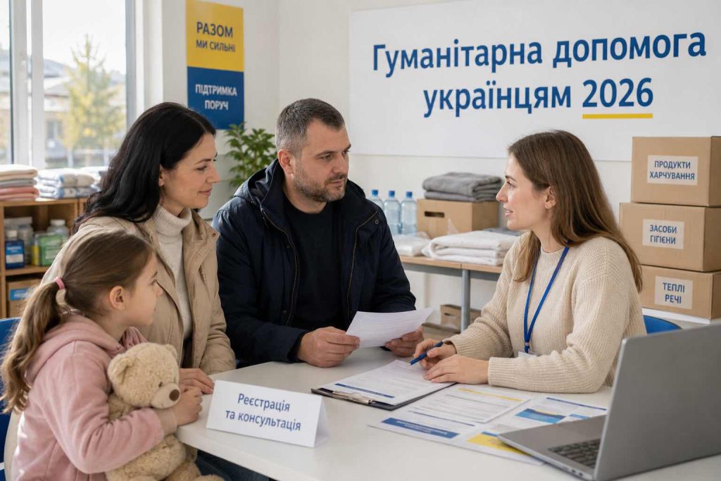 Як українцям отримати гуманітарну допомогу у 2026 році: організації, заявки та контакти Як українцям отримати гуманітарну допомогу у 2026 році: організації, заявки та контакти