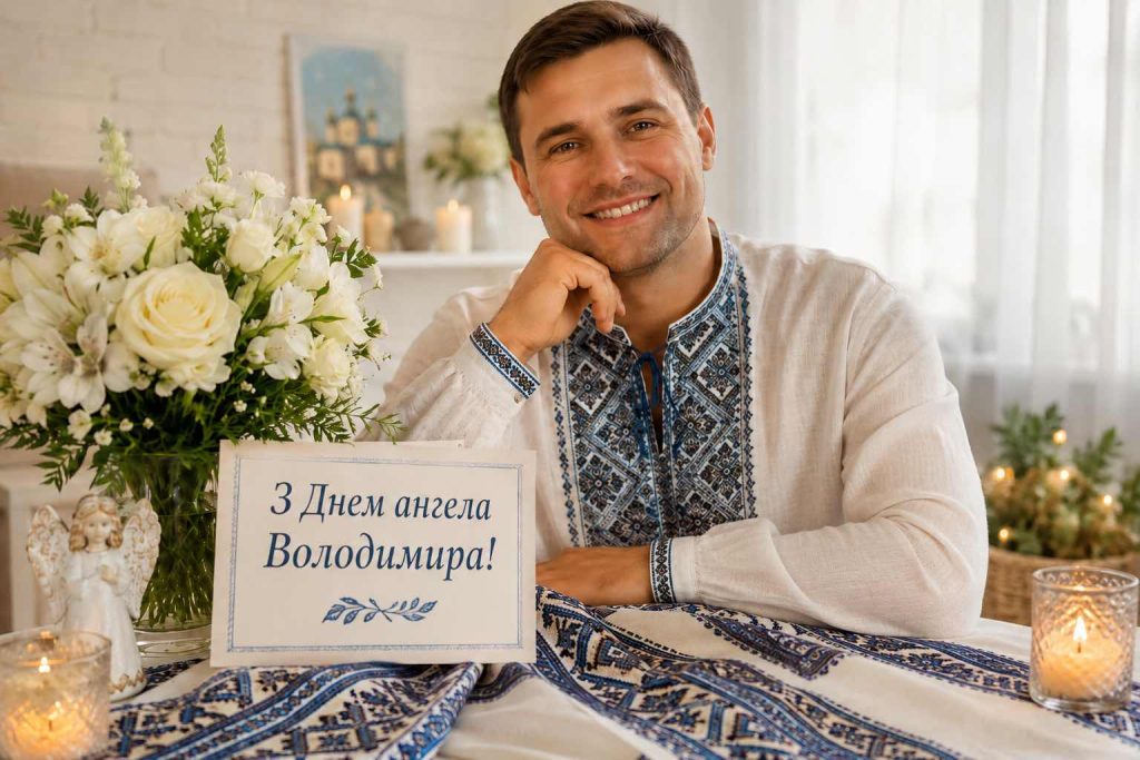 День ангела Володимира 2026: коли вітати, красиві привітання, СМС і картинки