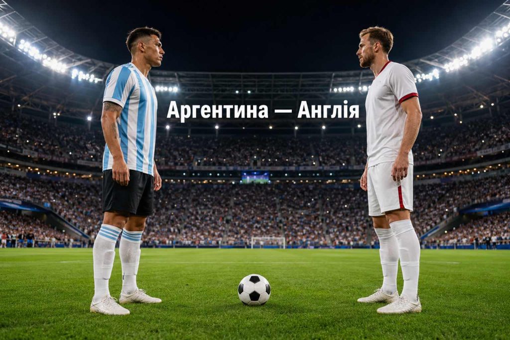 Аргентина — Англія у півфіналі ЧС-2026: час за Києвом, коефіцієнти та де дивитися матч