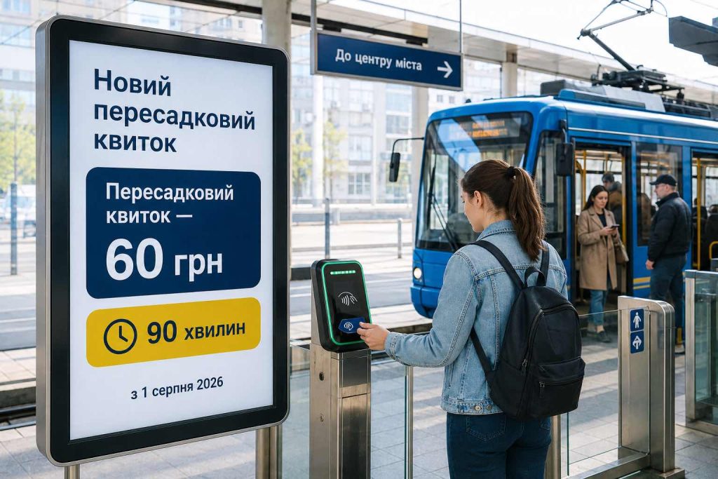 Скільки коштує проїзд у метро, автобусі, трамваї та тролейбусі в Києві у 2026 році