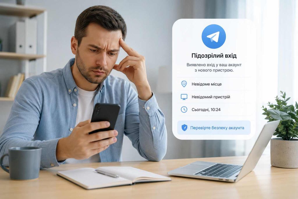 Що робити, якщо зламали Telegram: перші дії, відновлення доступу та захист