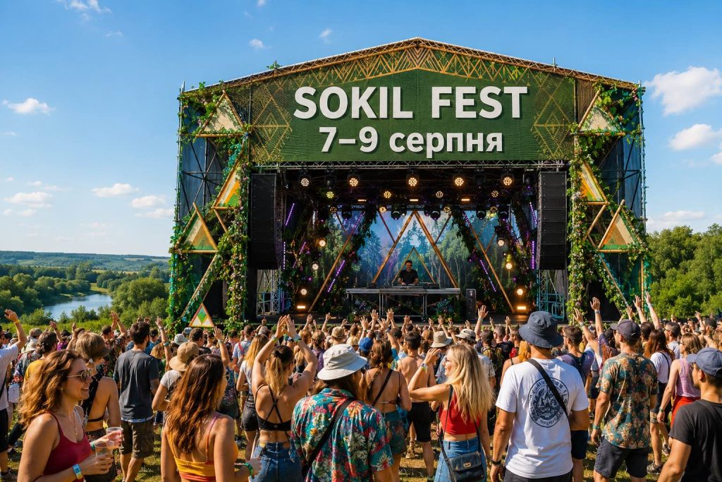SOKIL FEST у Вінниці 7–9 серпня: хто виступить, програма фестивалю та де купити квитки