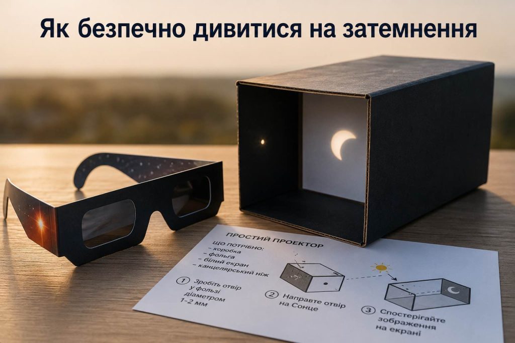 Сонячне затемнення 2026 в Україні: де і о котрій буде видно