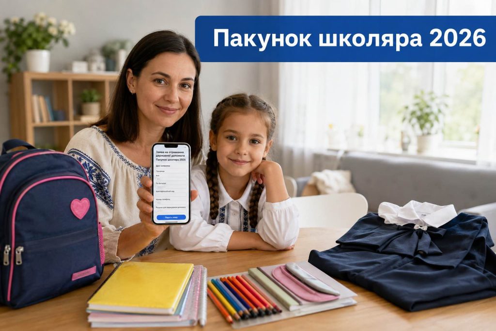 Пакунок школяра 2026: як оформити 5000 грн онлайн через Дію