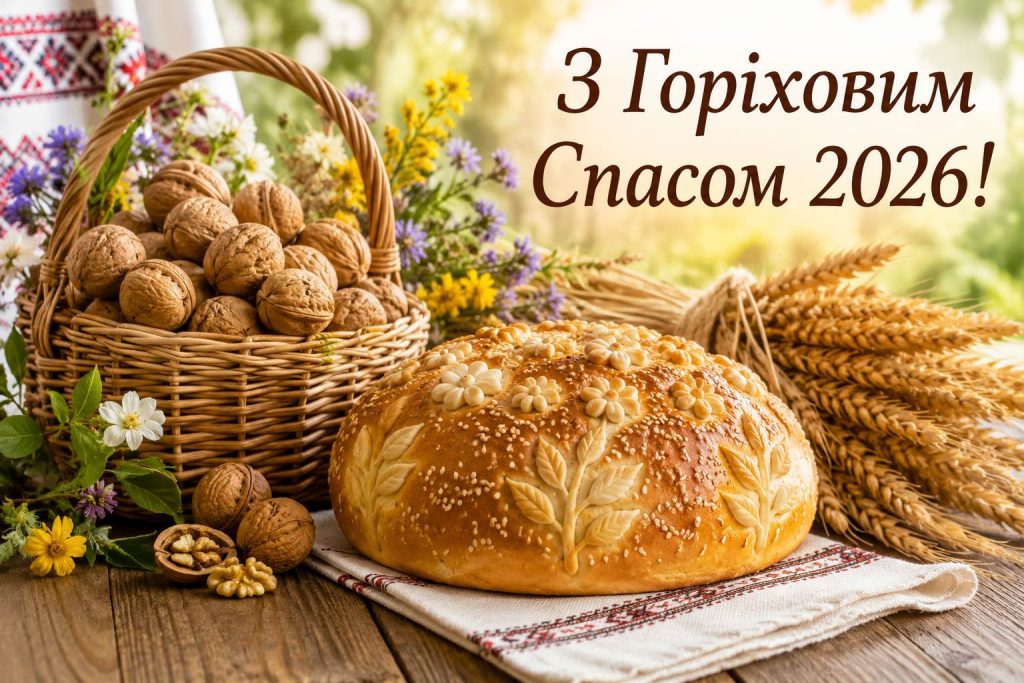 Привітання з Горіховим Спасом 2026: красиві слова у прозі, віршах і листівках