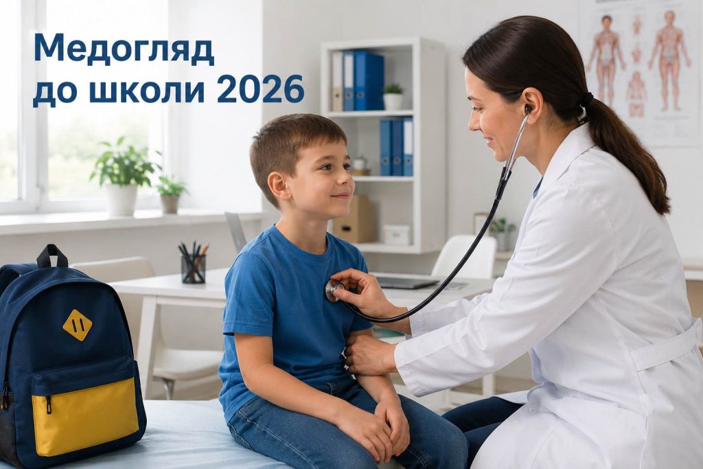 Медогляд для школярів у 2026 році: яких лікарів пройти до 1 вересня та яку довідку принести до школи Медогляд для школярів у 2026 році: яких лікарів пройти до 1 вересня та яку довідку принести до школи