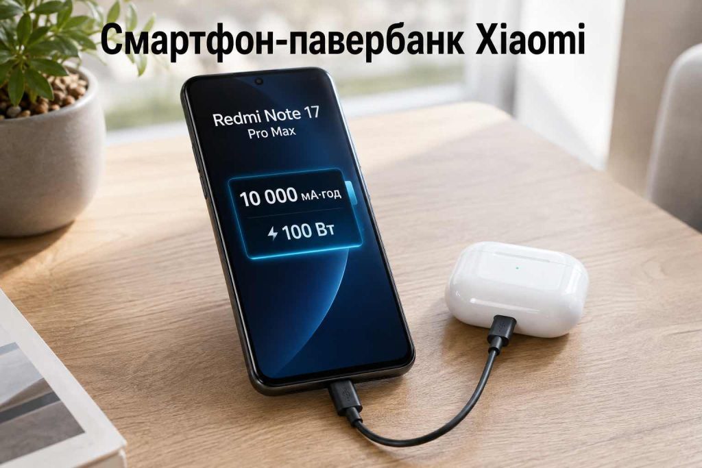 Xiaomi випустила Redmi Note 17 Pro Max з батареєю 10 000 мА·год: ціна та коли чекати в Україні