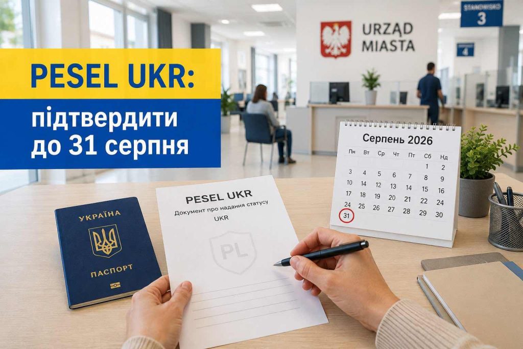 Українці в Польщі можуть втратити 800+ з 1 вересня: кому терміново треба підтвердити PESEL UKR