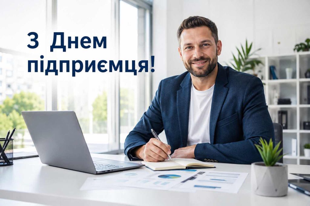 Привітання з Днем підприємця України 2026: душевні слова для колег, друзів і партнерів