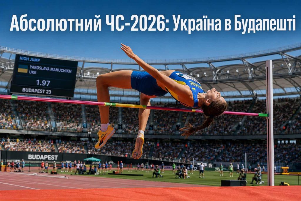 Україна на Абсолютному ЧС-2026 з легкої атлетики: хто виступить і де дивитися наживо
