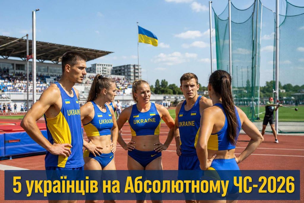 Україна на Абсолютному ЧС-2026 з легкої атлетики: хто виступить і де дивитися наживо