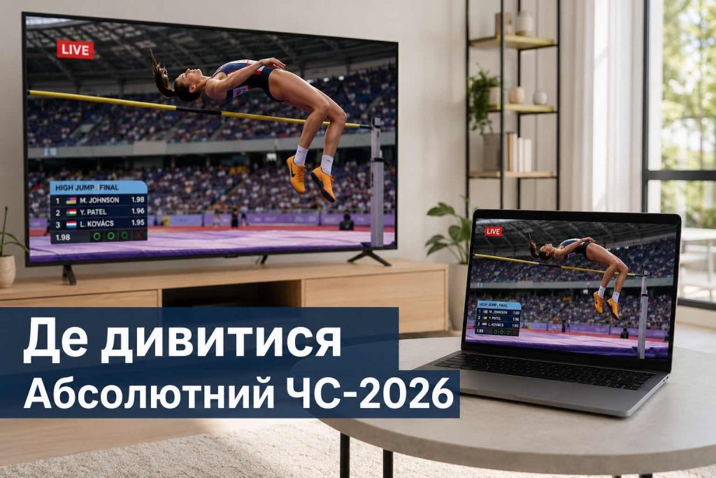 Україна на Абсолютному ЧС-2026 з легкої атлетики: хто виступить і де дивитися наживо