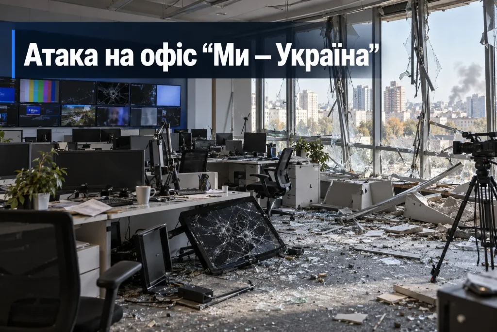 Росія вдарила по офісу «Ми — Україна» під час телемарафону: наслідки атаки