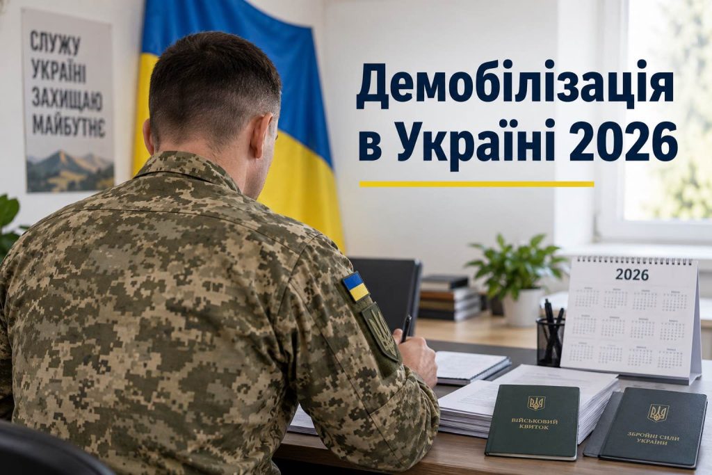 Демобілізація в Україні 2026: кого звільнять першими та коли почнеться
