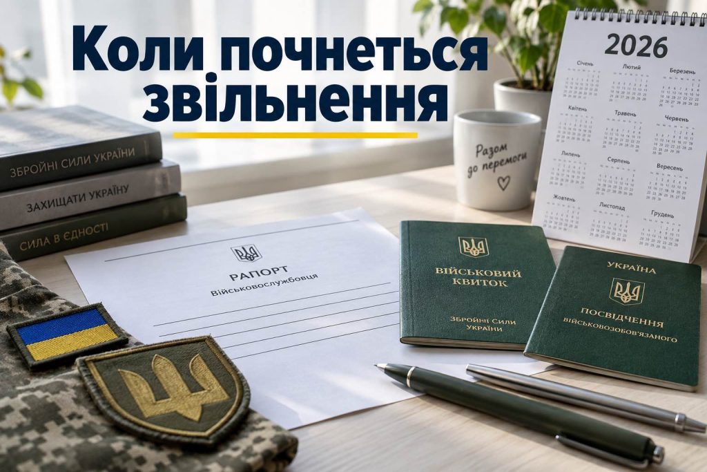 Демобілізація в Україні 2026: кого звільнять першими та коли почнеться