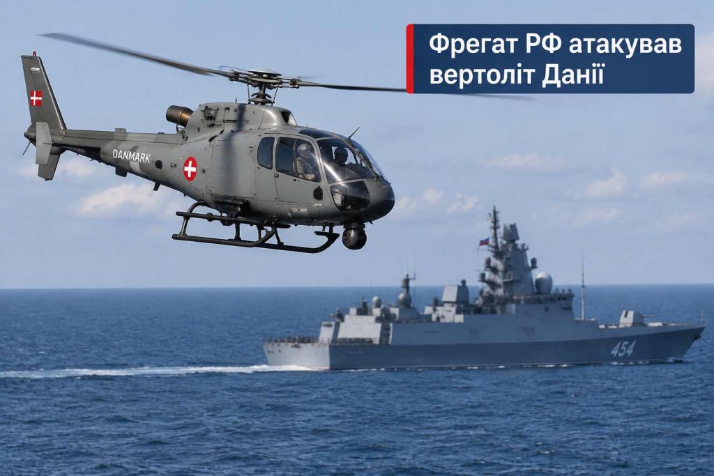Російський фрегат атакував вертоліт Данії: що сталося біля узбережжя та чим це загрожує НАТ
