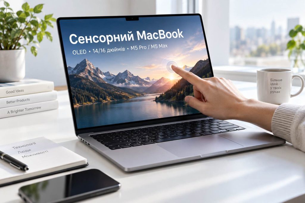 Сенсорний MacBook і дешевий iPhone 18e: Apple готує 16 новинок, які змінять лінійку — що відомо про реліз