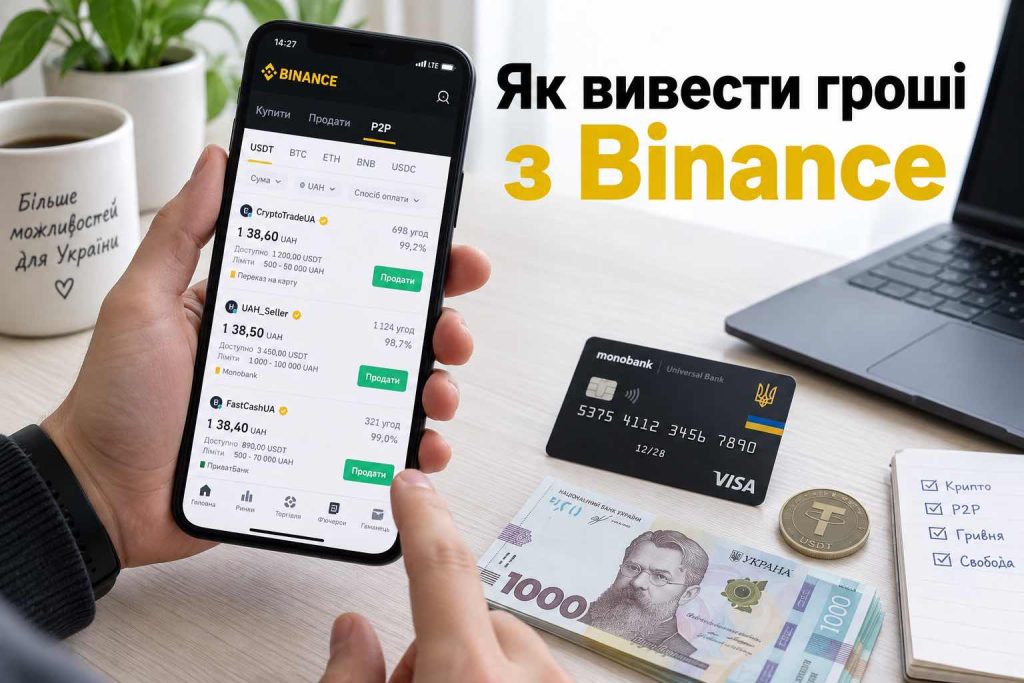 Binance відключає гривню UAH з 28 вересня: як українцям вивести USDT та отримати готівку