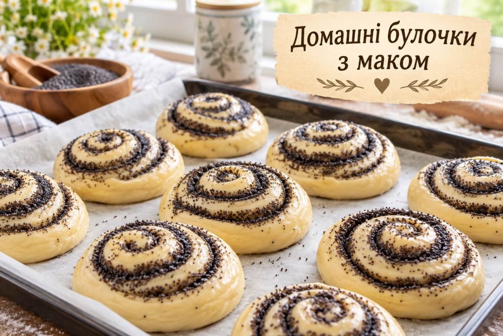 Як приготувати макові булочки без дріжджів: простий покроковий рецепт