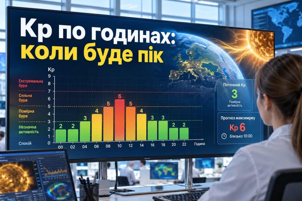 Чи буде магнітна буря 25 і 26 вересня: свіжий прогноз Kp та найактивніші години