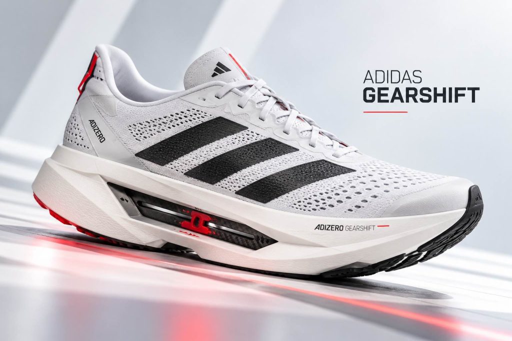 Кросівки, які перемикають «передачі»: що відомо про революційний Adidas Adizero Gearshift та де їх замовити в Україні