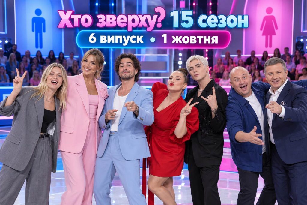 «Хто зверху?» 15 сезон, випуск 6 від 1 жовтня: учасники, всі випробування та де дивитися онлайн