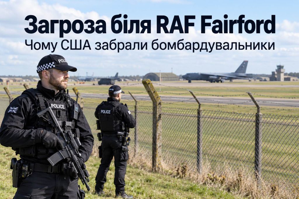 США раптово вивели бомбардувальники з Британії після загрози теракту: що відомо